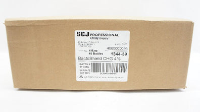 SCJ 1344-39 Bactoshield CHG 4% Surgical Scrub - Case of 48